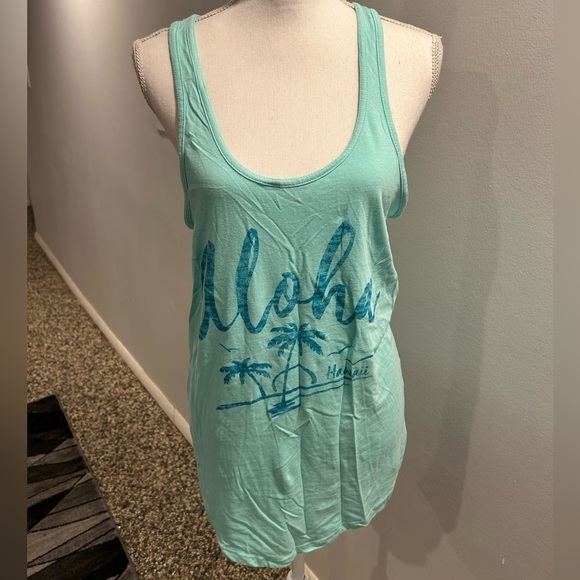 {Cotton Heritage} Aloha Hawaii Tank Top - Picture 1 of 3